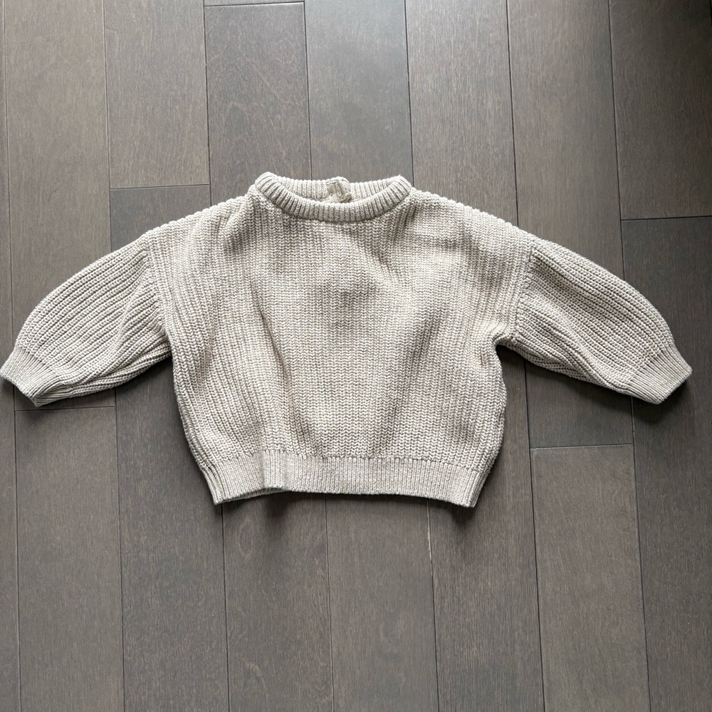 H&M Chunky Knit Sweater, 3-6M